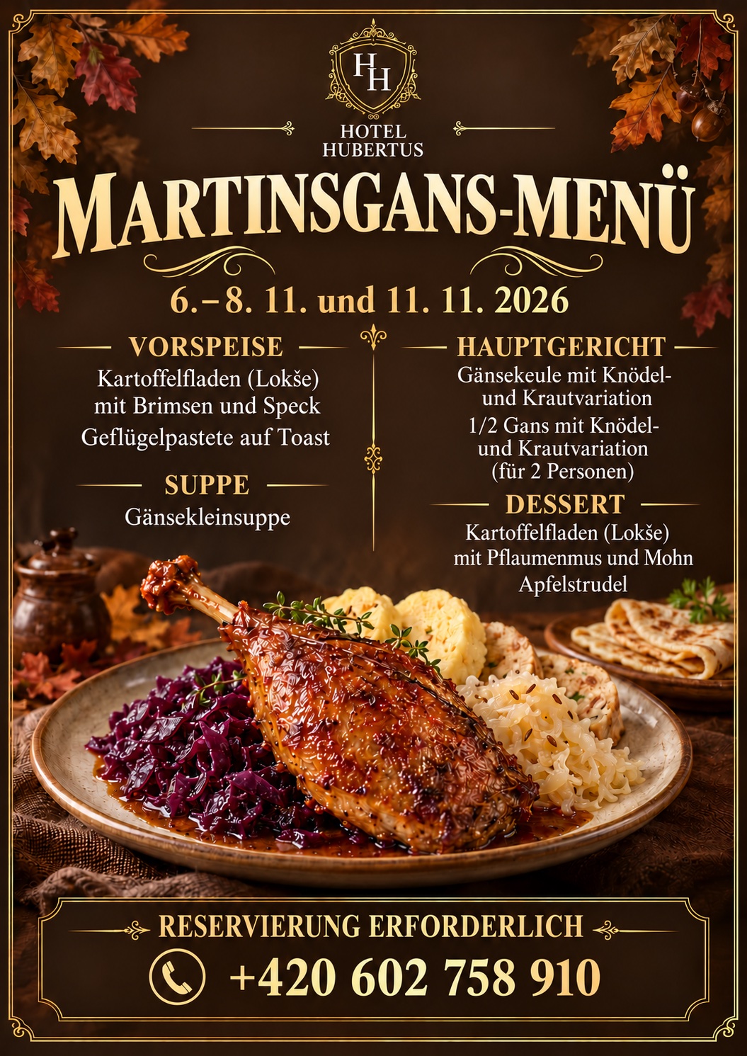 Martinsgans im Hotel Hubertus