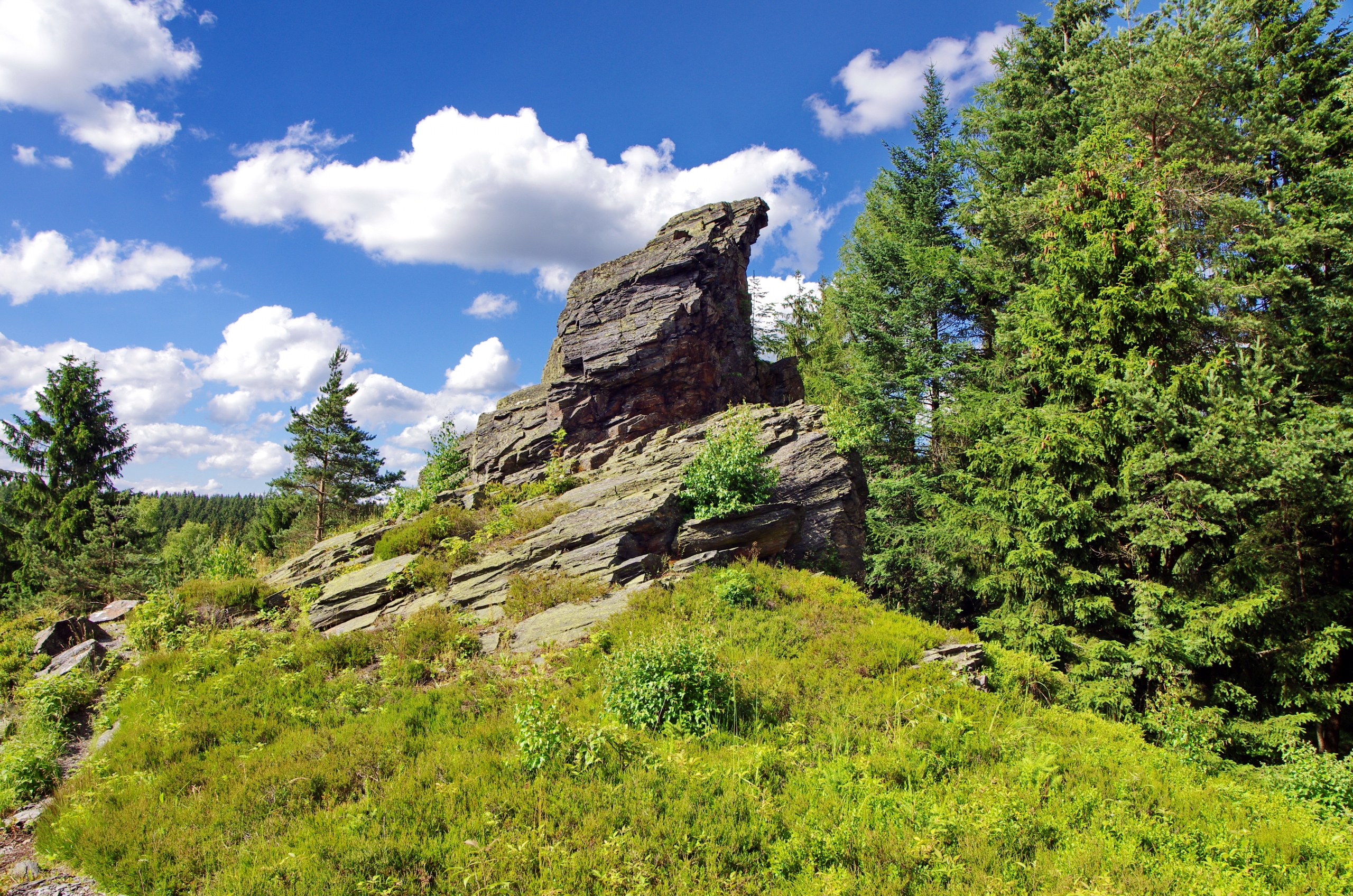 Das Naturdenkmal Vysoký kámen